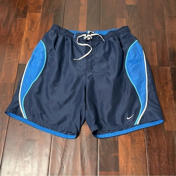 Nike Swimming Trunks Men’s XXL Navy Blue - Picture 1 of 7